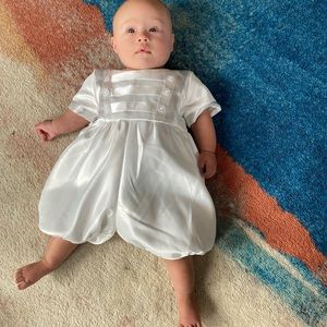 Baby Christening Baptism Romper